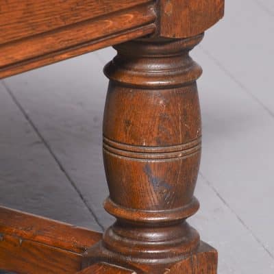 Large Solid Oak Coffee Table - Image 3