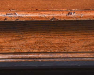 Large Solid Oak Coffee Table - Image 5