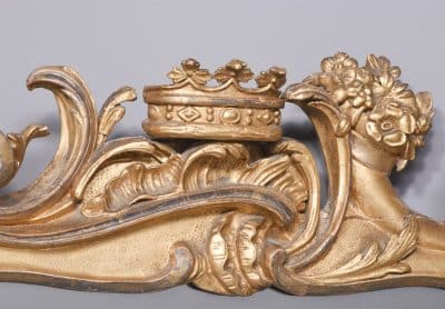 A Mid-19th Century Carved Wood and Gilded Wall Mirror - Image 2