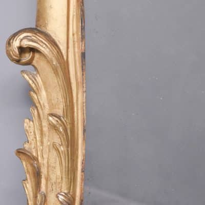 A Mid-19th Century Carved Wood and Gilded Wall Mirror - Image 6