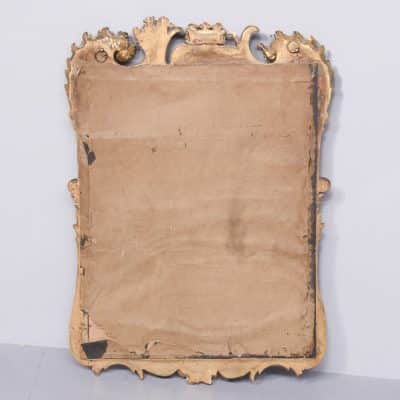 A Mid-19th Century Carved Wood and Gilded Wall Mirror - Image 7