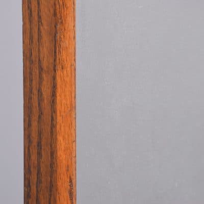 Late Victorian Gothic Oak- Framed Rustic Wall Mirror - Image 5