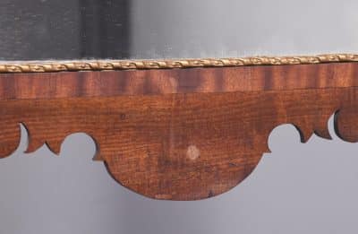 Chippendale Style Open Fret Mahogany and Giltwood Wall Mirror - Image 6