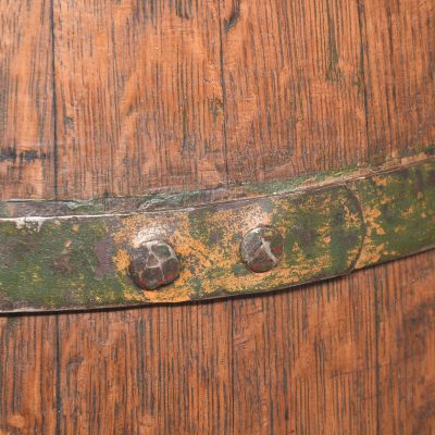 Oak Coopered Stick Stand Barrel in Quarter-Cut Oak with Steel Banding - Image 3