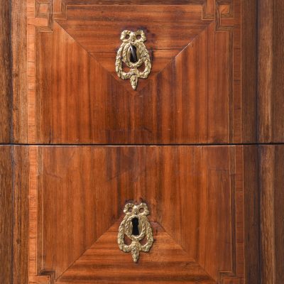 Early 19th Century French Inlaid Rosewood Two Drawer Commode of Desirable Proportions - Image 8