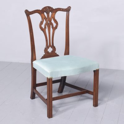 Set of 12 Dining Chairs and Mahogany Table - Image 8