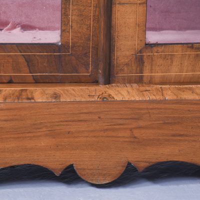 Mid-Victorian Marquetry Inlaid Two-Door Walnut Credenza - Image 8