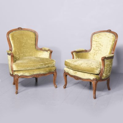 Pair of Louis XV Style Fauteuils