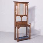Glasgow Style Art Nouveau Oak Hallstand hall stand Antique Furniture