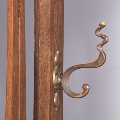 Glasgow Style Art Nouveau Oak Hallstand - Image 2