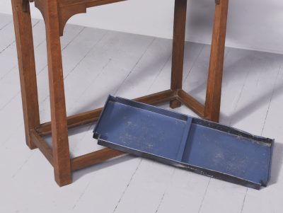 Glasgow Style Art Nouveau Oak Hallstand - Image 10