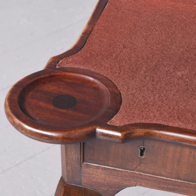 George II Mahogany Fold-Over Card Table - Image 6