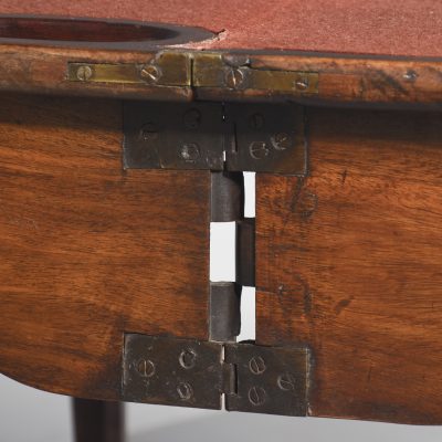 George II Mahogany Fold-Over Card Table - Image 9