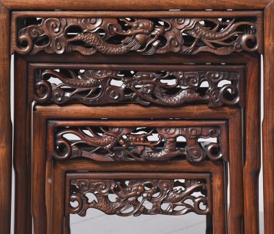 Nest of 4 Chinese Tables - Image 8