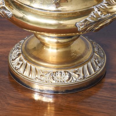 Pair of Gilded Willian IV Campana Shaped Wine Coolers - Image 2