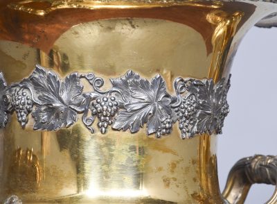 Pair of Gilded Willian IV Campana Shaped Wine Coolers - Image 3