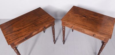 Pair of George IV Mahogany Side Tables - Image 8