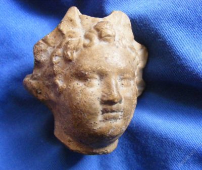 Stunning Quality ancient Roman Terracotta Head c2,000 years old - Image 2