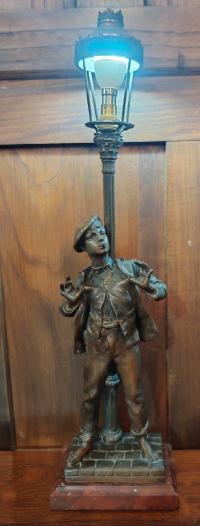 Pair Of French Eutrope Bouret Spelter Lamps SAI3538 - Image 23