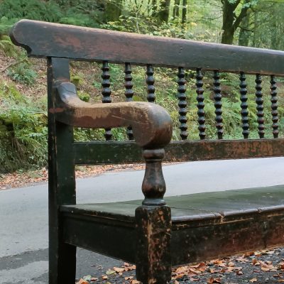18C Cumberland farmhouse bench - Image 3