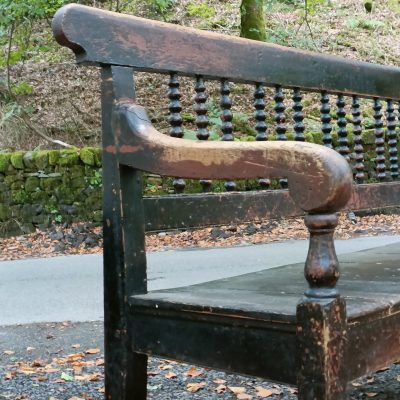18C Cumberland farmhouse bench - Image 6