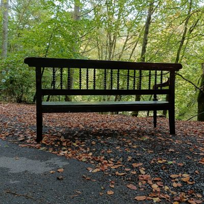 18C Cumberland farmhouse bench - Image 9