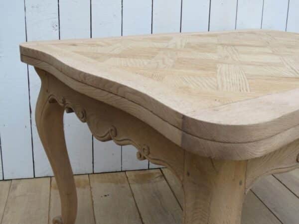 Bleached Oak French Extending Dining Table - Image 7