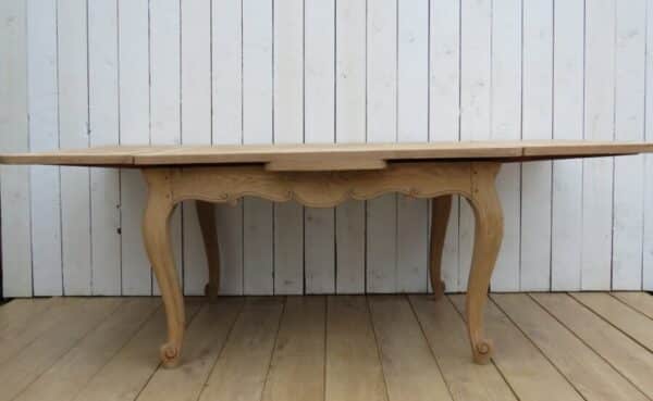 Bleached Oak French Extending Dining Table - Image 2