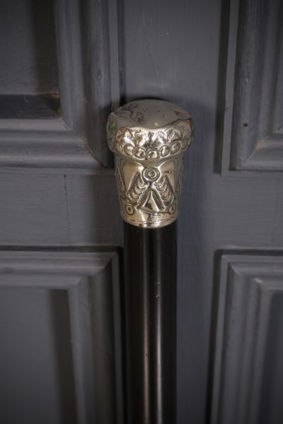 Ebony & Silver Walking Stick Cane - Image 4