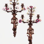 French cherub wall sconces Antique Lighting