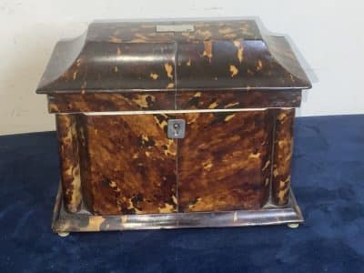 TORTOISE SHELL TEA CADDY CIRCA 1750’s - Image 11