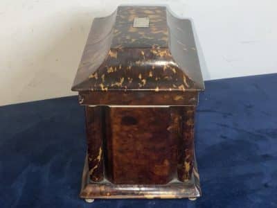 TORTOISE SHELL TEA CADDY CIRCA 1750’s - Image 3