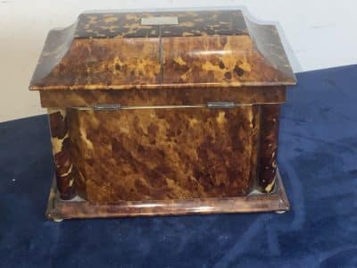 TORTOISE SHELL TEA CADDY CIRCA 1750’s - Image 4