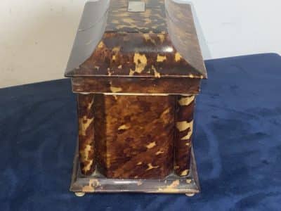 TORTOISE SHELL TEA CADDY CIRCA 1750’s - Image 5