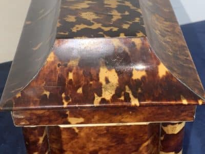 TORTOISE SHELL TEA CADDY CIRCA 1750’s - Image 6