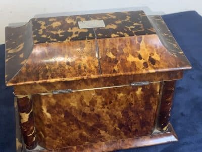 TORTOISE SHELL TEA CADDY CIRCA 1750’s - Image 7