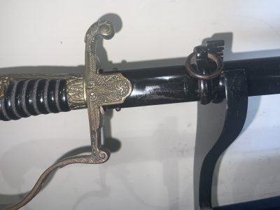 GERMAN OFFICERS 2WW SWORD & SCABBARD - Image 5