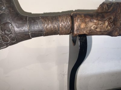 HEAD HUNTERS PARANG AND CARVED SCABBARD - Image 5