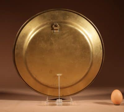 Amsterdam School Very Rare Hand Painted Brass Charger Circa 1900-20 - Image 6