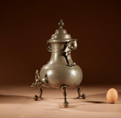 Rare Dutch Pewter And bronze “Kraantjeskan” (Samovar / Coffee / Tea Urn) Circa 1750.