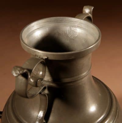 Rare Dutch Pewter And bronze “Kraantjeskan” (Samovar / Coffee / Tea Urn) Circa 1750. - Image 2