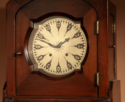   Art Nouveau / Art Deco Architectural Design Dutch / German Wall Clock Circa 1900/20 - Image 3