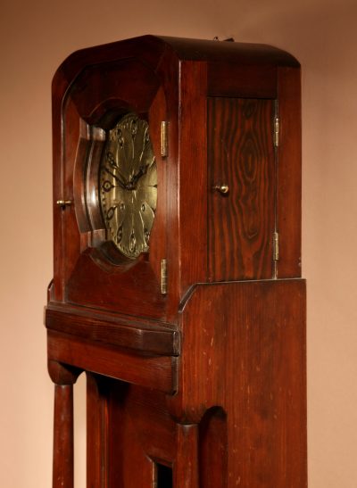   Art Nouveau / Art Deco Architectural Design Dutch / German Wall Clock Circa 1900/20 - Image 6