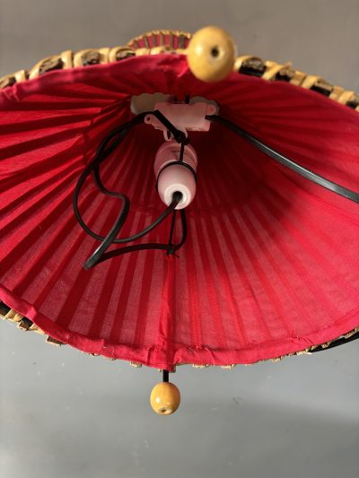 Mid Century Bamboo Floor Lamp c1960s - Image 5
