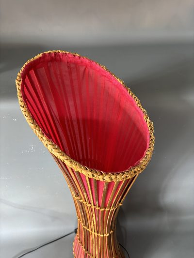 Mid Century Bamboo Floor Lamp c1960s - Image 7