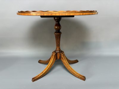 Edwardian Mahogany Inlaid Occasional Table - Image 8