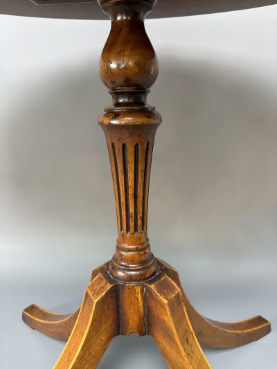 Edwardian Mahogany Inlaid Occasional Table - Image 6