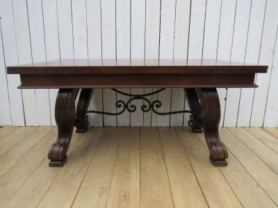 Spanish Oak Extending Dining Table - Image 14