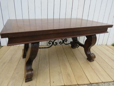 Spanish Oak Extending Dining Table - Image 9