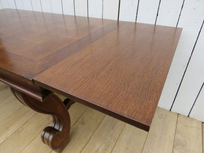 Spanish Oak Extending Dining Table - Image 11
